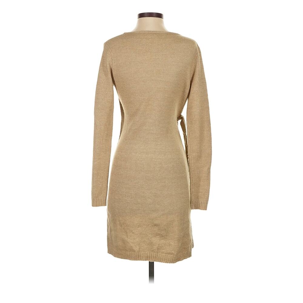 ✨ LPA Tan Wrap Sweater Dress – Size Medium ✨ - Picture 2 of 6
